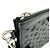 JIMMY CHOO Pochette in pelle con stelle embossed e borchie Wristlet Pouch Black - vista 14