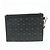 JIMMY CHOO Pochette in pelle con stelle embossed e borchie Wristlet Pouch Black - vista 2