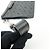 JIMMY CHOO Pochette in pelle con stelle embossed e borchie Wristlet Pouch Black - vista 7