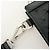 JIMMY CHOO Pochette in pelle con stelle embossed e borchie Wristlet Pouch Black - vista 8