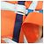 Hermès HERMES Airsilk Duffle 38 Borsa a Tracolla e a Mano in Pelle e Seta Arancione - vista 10