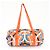 Hermès HERMES Airsilk Duffle 38 Borsa a Tracolla e a Mano in Pelle e Seta Arancione - vista 2