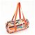 Hermès HERMES Airsilk Duffle 38 Borsa a Tracolla e a Mano in Pelle e Seta Arancione - vista 4