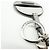 Portachiavi con charm in pelle Saffiano con logo Triangle PRADA Argento 1TL489 - vista 9