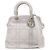 Christian Dior Granville Cannage Leather 2Way Hand Shoulder Bag Purple