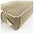 Borsa a tracolla in pelle jacquard logo PRADA Beige White 1BH089 - vista 12