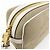 Borsa a tracolla in pelle jacquard logo PRADA Beige White 1BH089 - vista 16