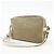 Borsa a tracolla in pelle jacquard logo PRADA Beige White 1BH089 - vista 3