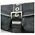 Borsa a tracolla PRADA in nylon e pelle Saffiano con logo triangolare Nero BT0464 - vista 14