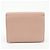 MIU MIU Logo Madras Leder Bi-fold Compact Wallet Pink - Ansicht 2