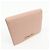 MIU MIU Logo Madras Leder Bi-fold Compact Wallet Pink - Ansicht 4