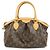 Louis Vuitton Monogram Tivoli PM Borsa a Mano Borsa a Tracolla Brown M40143