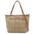 Borsa a tracolla e Tote 2Way COACH Signature PVC Leather Beige Brown