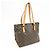 Louis Vuitton Monogram Cabas Piano Tote Bag Hand Bag Brown M51148 - vista 4