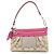 Borsa COACH Poppy Signature Nylon Leather Beige Pink
