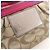 Borsa COACH Poppy Signature Nylon Leather Beige Pink - vista 17