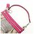Borsa COACH Poppy Signature Nylon Leather Beige Pink - vista 6