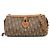 Borsa a tracolla Christian Dior Romantic Trotter in PVC e pelle Marrone