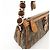 Borsa a tracolla Christian Dior Romantic Trotter in PVC e pelle Marrone - vista 15