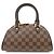 Borsa a mano Louis Vuitton Damier Ebene Rivera Mini Brown N41436