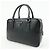 Borsa a mano Boston PRADA in pelle Saffiano con logo a triangolo Nero - vista 3