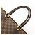 Borsa Tote Louis Vuitton Damier Ebene Saleya PM Canvas Leather N51183 - vista 6