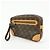 Louis Vuitton Monogram Marly Dragonne GM Clutch Bag Brown M51825 - vista 3
