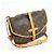 Borsa a tracolla Louis Vuitton Monogram Saumur 30 Canvas Brown M42256 - vista 4
