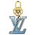 Louis Vuitton LV Gloss Metal Key Ring Bag Charm Blue M02590