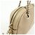 Borsa a tracolla in pelle GUCCI SOHO Interlocking G Beige 308983 - vista 12