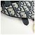 Borsa Saddle Christian Dior Oblique Jacquard e Pelle Borsa a Vita Blu Navy - vista 10