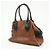 FENDI Ethonico Leder Tote Bag Schultertasche Braun 8BN157 - Ansicht 3