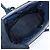 PRADA Triangle Logo Leder 2Way Bag Tote Bag Handtasche Navy B2625M - Ansicht 19