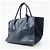 PRADA Triangle Logo Leder 2Way Bag Tote Bag Handtasche Navy B2625M - Ansicht 3