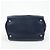 PRADA Triangle Logo Leder 2Way Bag Tote Bag Handtasche Navy B2625M - Ansicht 5
