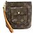 Louis Vuitton Monogram Partition Pouch Wristlet Bag Brown M51901