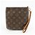 Louis Vuitton Monogram Partition Pouch Wristlet Bag Brown M51901 - vista 2