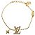 Bracciale Louis Vuitton LV Iconic Pearl in metallo e perle imitation M1086A