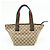 Borsa Tote e Borsa a Mano GUCCI Sherry GG Canvas Leather Brown 131228 - vista 2
