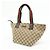 Borsa Tote e Borsa a Mano GUCCI Sherry GG Canvas Leather Brown 131228 - vista 3