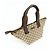 Borsa Tote e Borsa a Mano GUCCI Sherry GG Canvas Leather Brown 131228 - vista 4