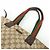 Borsa Tote e Borsa a Mano GUCCI Sherry GG Canvas Leather Brown 131228 - vista 6
