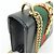 GUCCI Sylvie Sherry Borsa a tracolla in pelle con catena Nera 431666 - vista 13