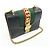 GUCCI Sylvie Sherry Borsa a tracolla in pelle con catena Nera 431666 - vista 4
