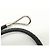 Hermès HERMES Jumbo Choker Double Tour Bracciale in Pelle e Metallo Nero Argento - vista 10