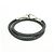 Hermès HERMES Jumbo Choker Double Tour Bracciale in Pelle e Metallo Nero Argento - vista 2