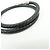 Hermès HERMES Jumbo Choker Double Tour Bracciale in Pelle e Metallo Nero Argento - vista 6