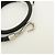 Hermès HERMES Jumbo Choker Double Tour Bracciale in Pelle e Metallo Nero Argento - vista 8