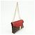 Borsa a mano Louis Vuitton Monogram Pallas Chain Brown Red M41201 - vista 4