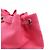 PRADA Triangle Logo Nylon Leather Drawstring Pouch Pink 1N0369 - view 13